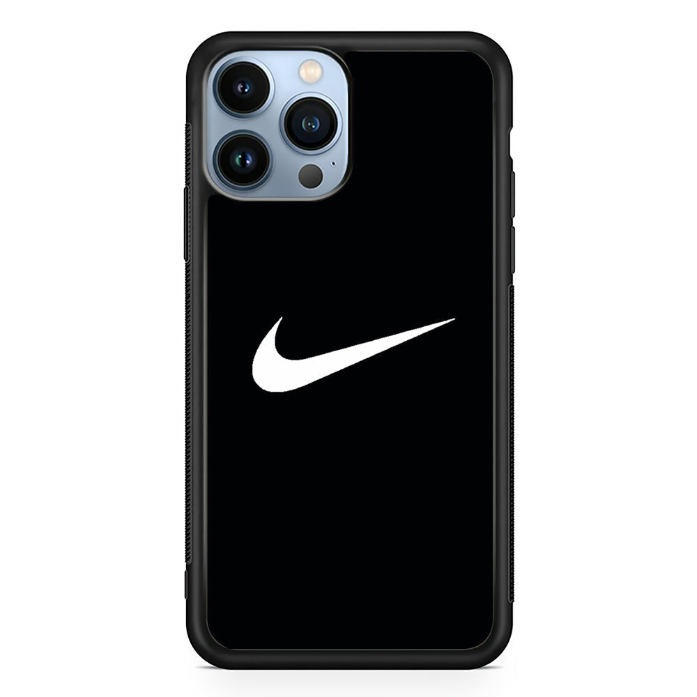 Nike White Logo iPhone 15 Pro Case