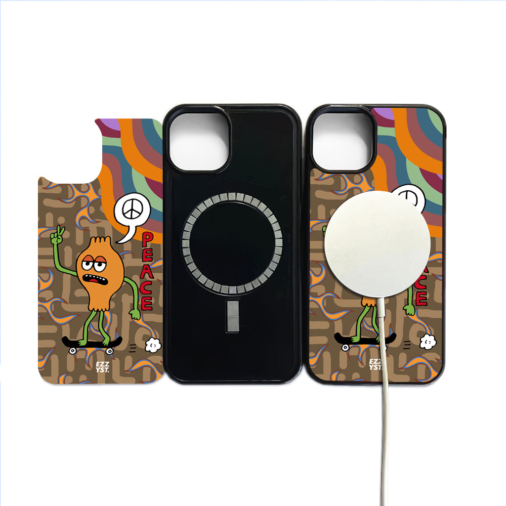 Notice of Life Peace and Hobbies Magsafe iPhone Case