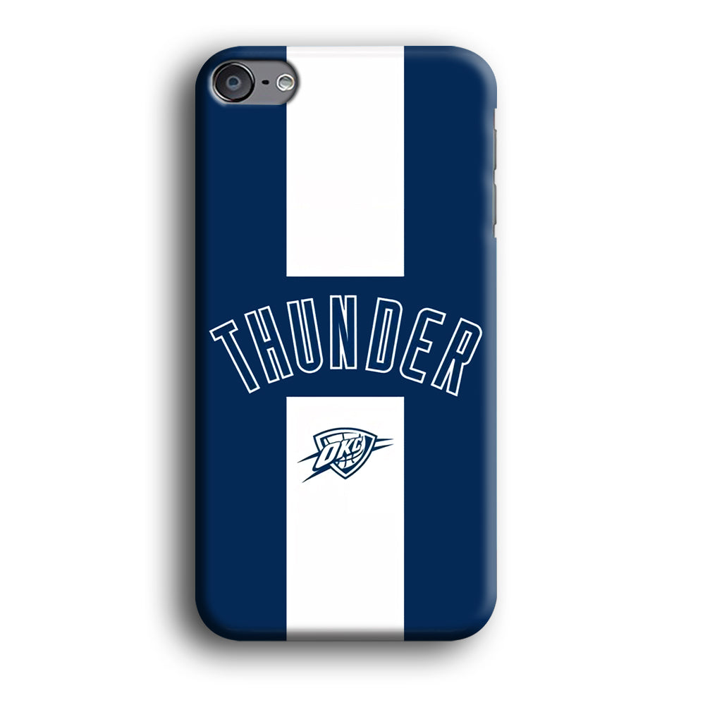 Oklahoma City Thunder Stripe White iPod Touch 6 Case