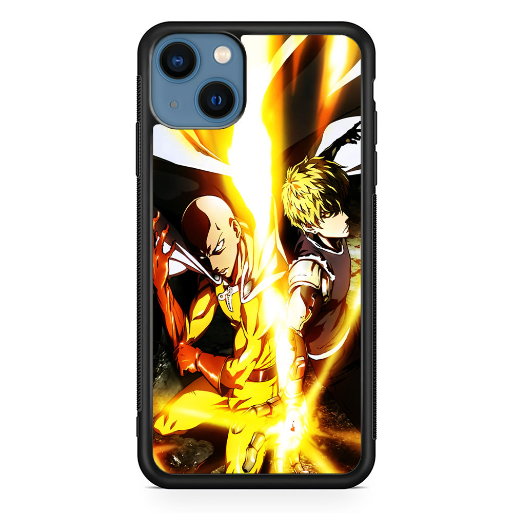 One Punch Man Saitama X Genos iPhone 15 Case