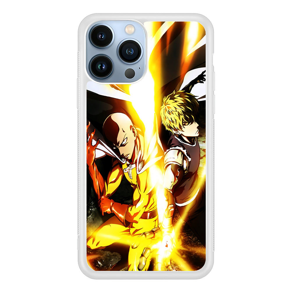 One Punch Man Saitama X Genos iPhone 14 Pro Case