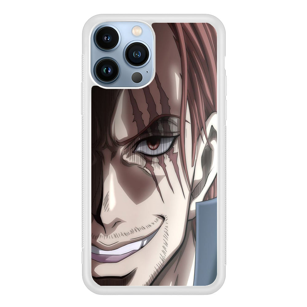One Piece Shanks Close Up Face iPhone 14 Pro Max Case