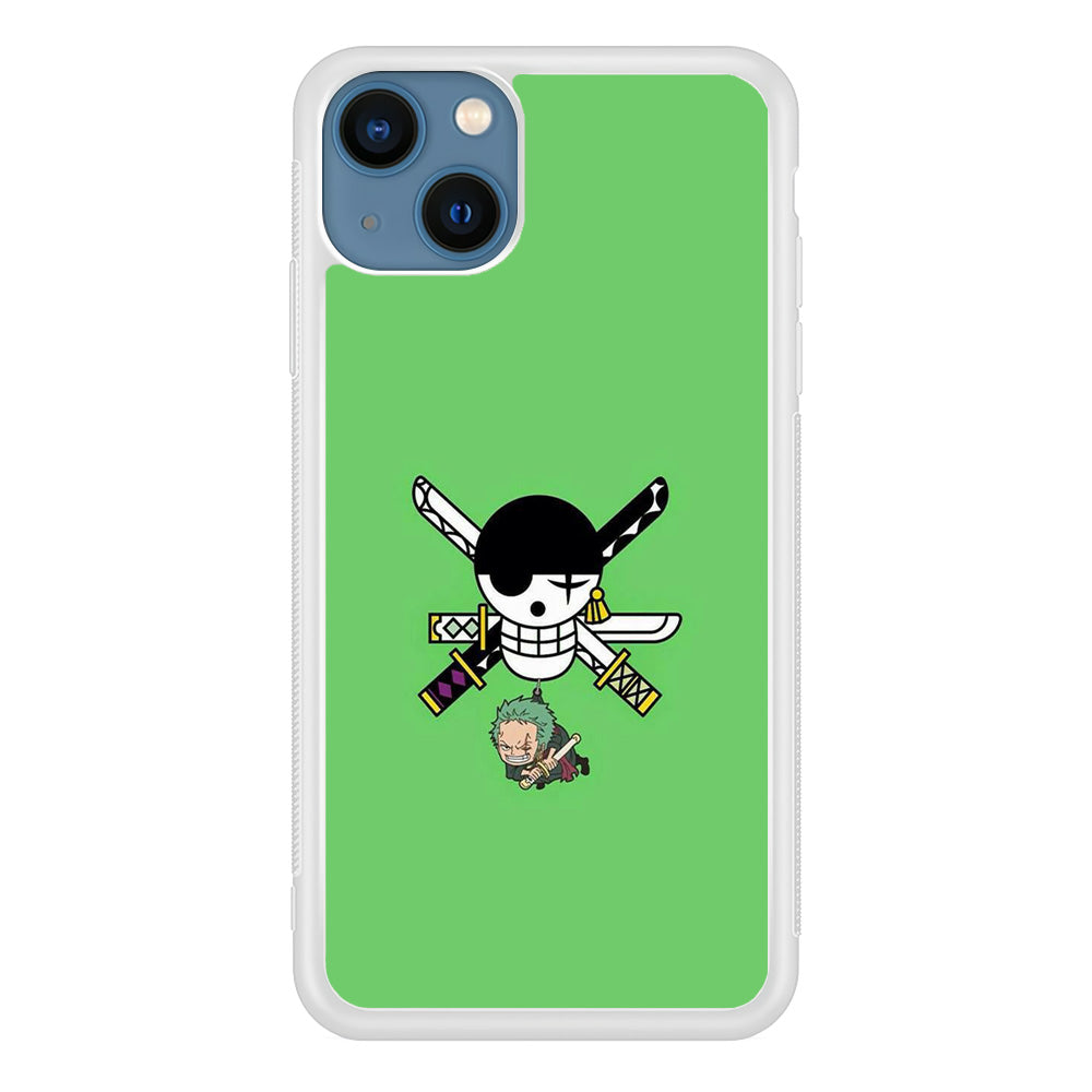 One Piece Zoro Green iPhone 15 Case