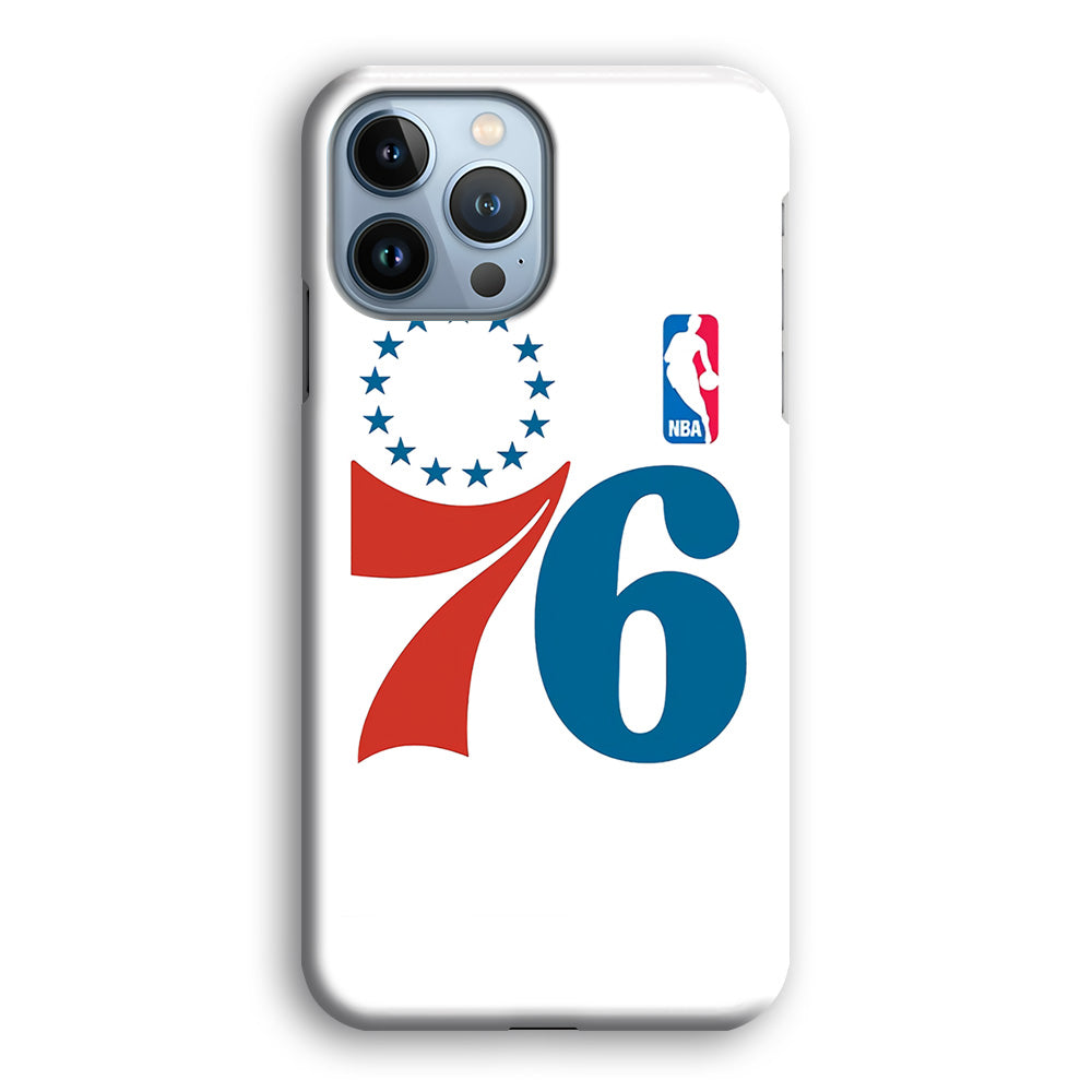 Philadelphia 76ers White iPhone 15 Pro Max Case