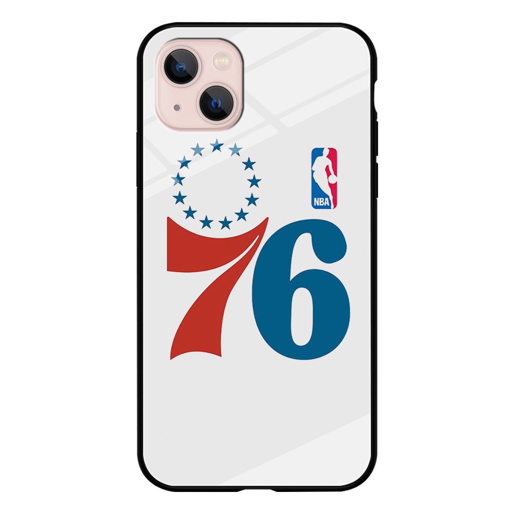 Philadelphia 76ers White iPhone 15 Case