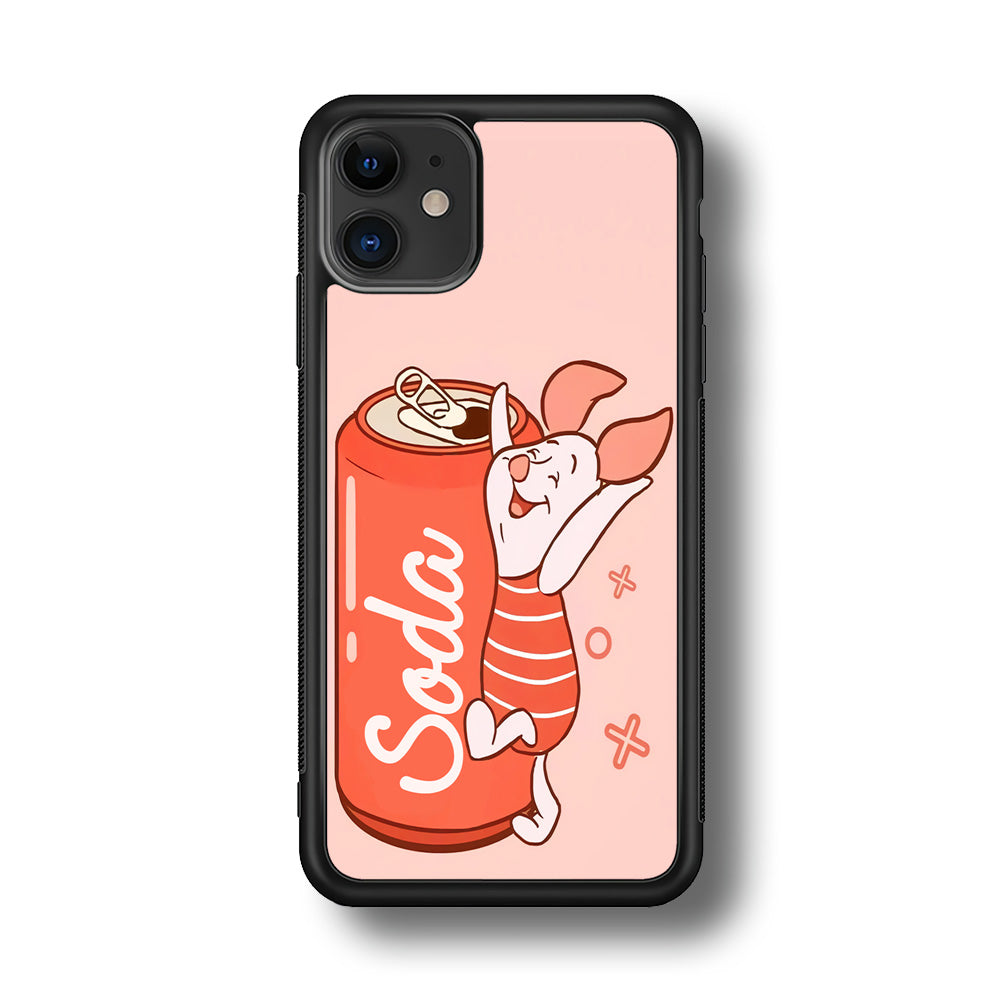 Piglet Winnie The Pooh Favorite Sodas iPhone 11 Case
