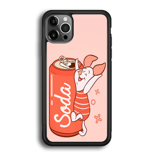 Piglet Winnie The Pooh Favorite Sodas iPhone 12 Pro Case