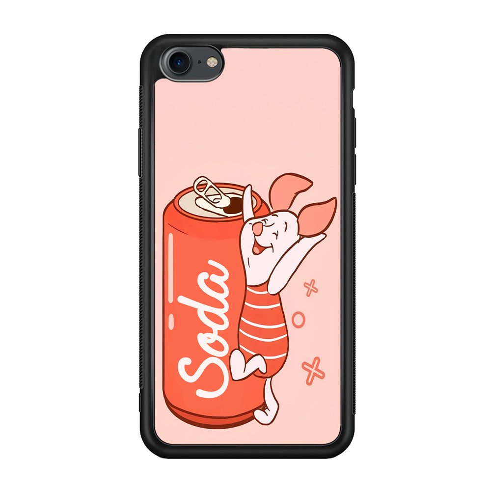 Piglet Winnie The Pooh Favorite Sodas iPhone 8 Case
