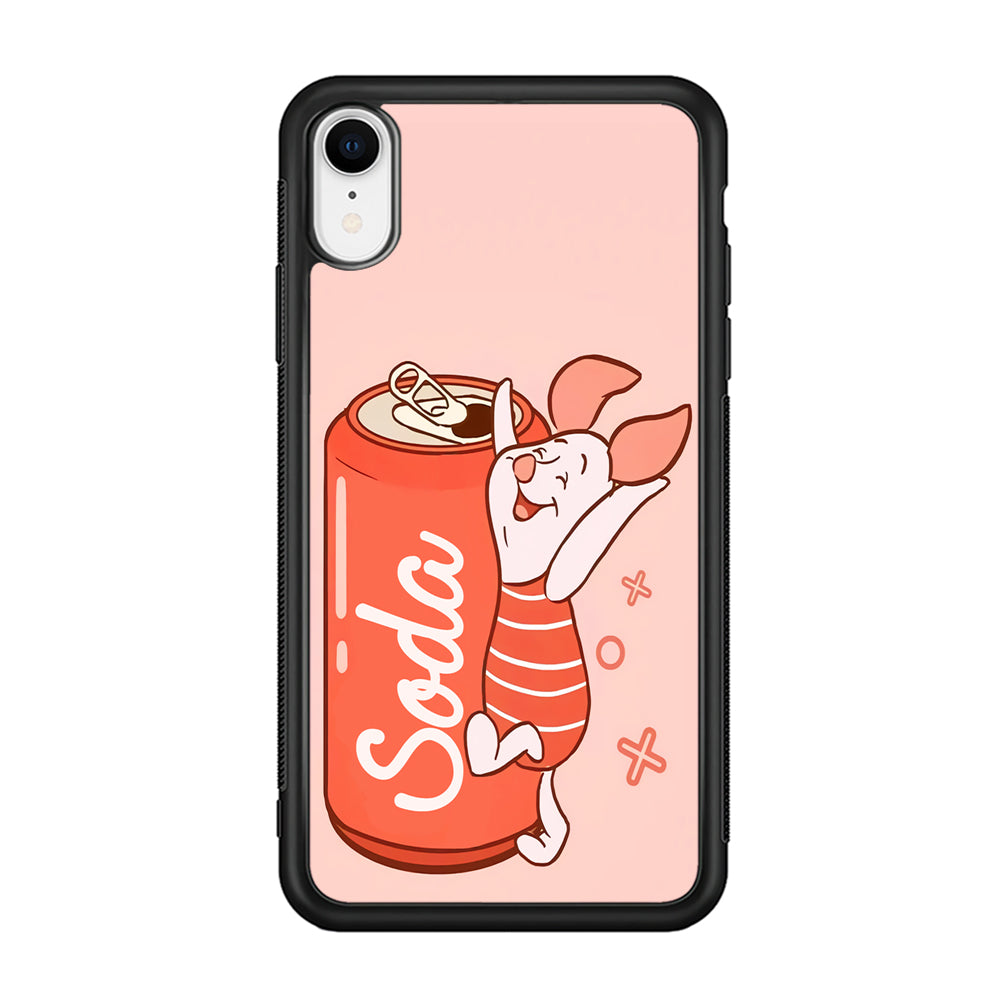 Piglet Winnie The Pooh Favorite Sodas iPhone XR Case