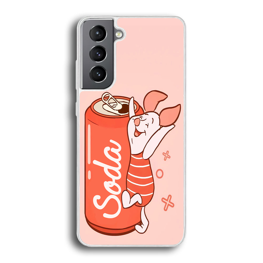 Piglet Winnie The Pooh Favorite Sodas Samsung Galaxy S21 Case