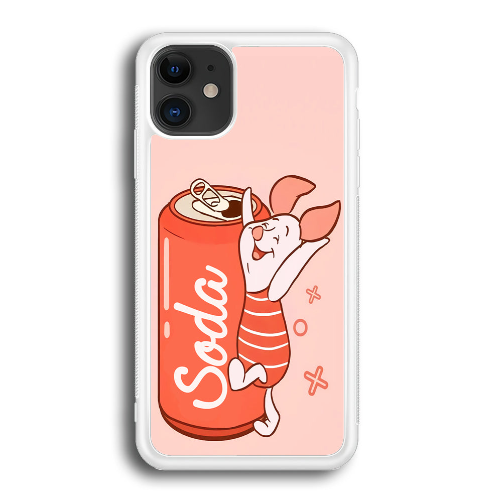 Piglet Winnie The Pooh Favorite Sodas iPhone 12 Case