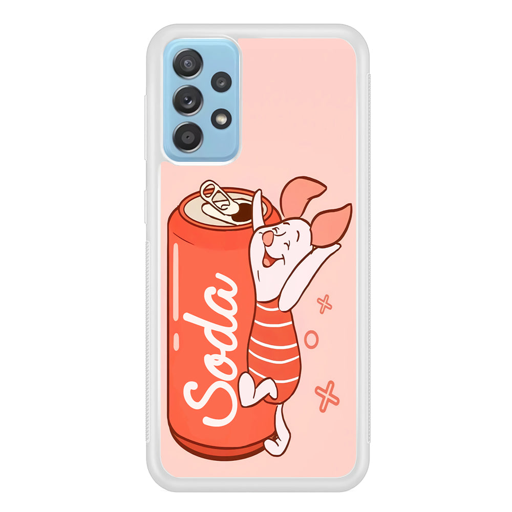 Piglet Winnie The Pooh Favorite Sodas Samsung Galaxy A52 Case
