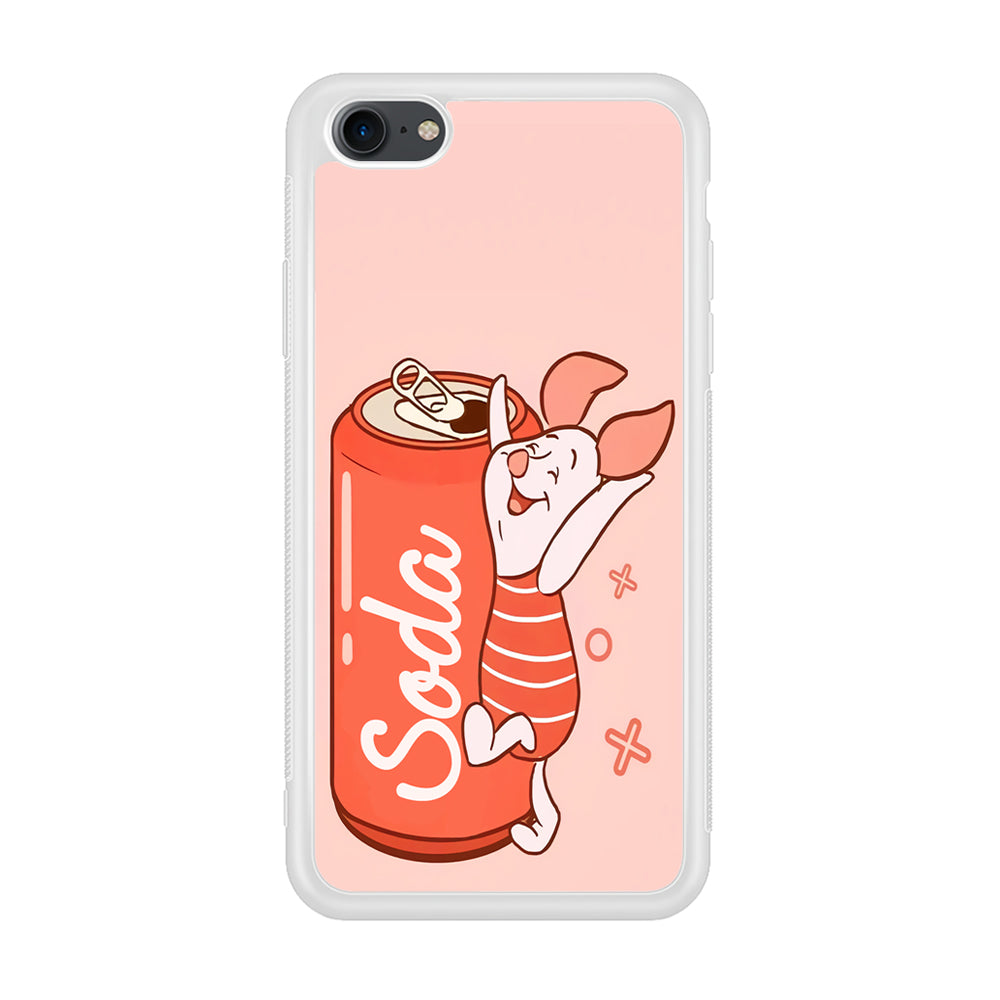 Piglet Winnie The Pooh Favorite Sodas iPhone 8 Case
