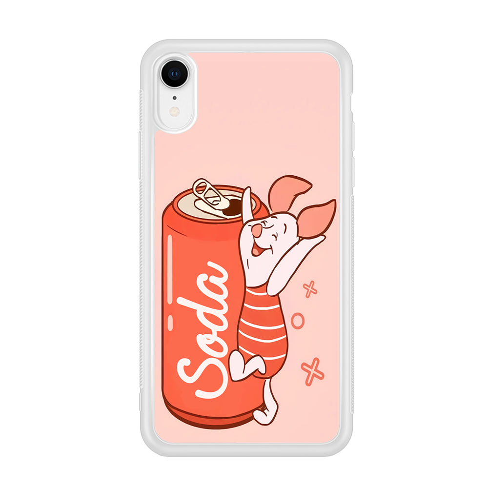 Piglet Winnie The Pooh Favorite Sodas iPhone XR Case