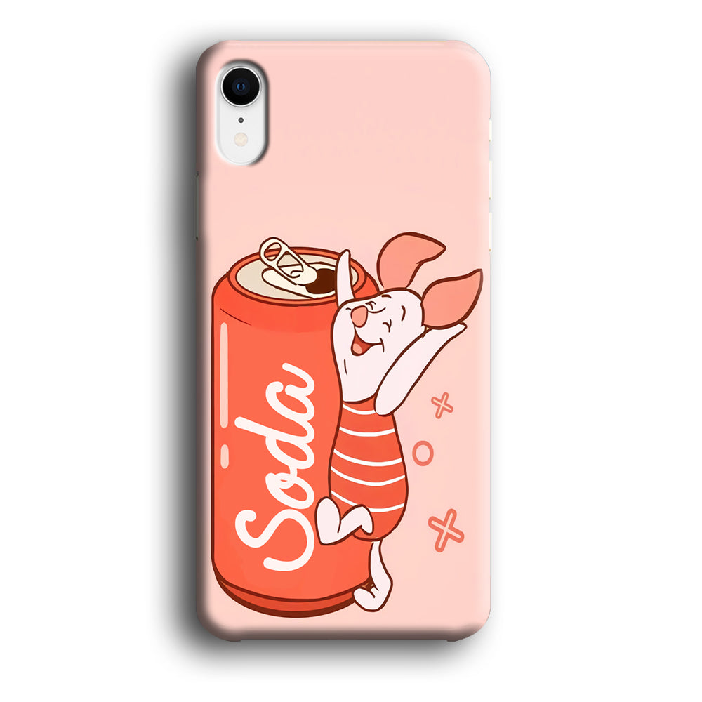 Piglet Winnie The Pooh Favorite Sodas iPhone XR Case