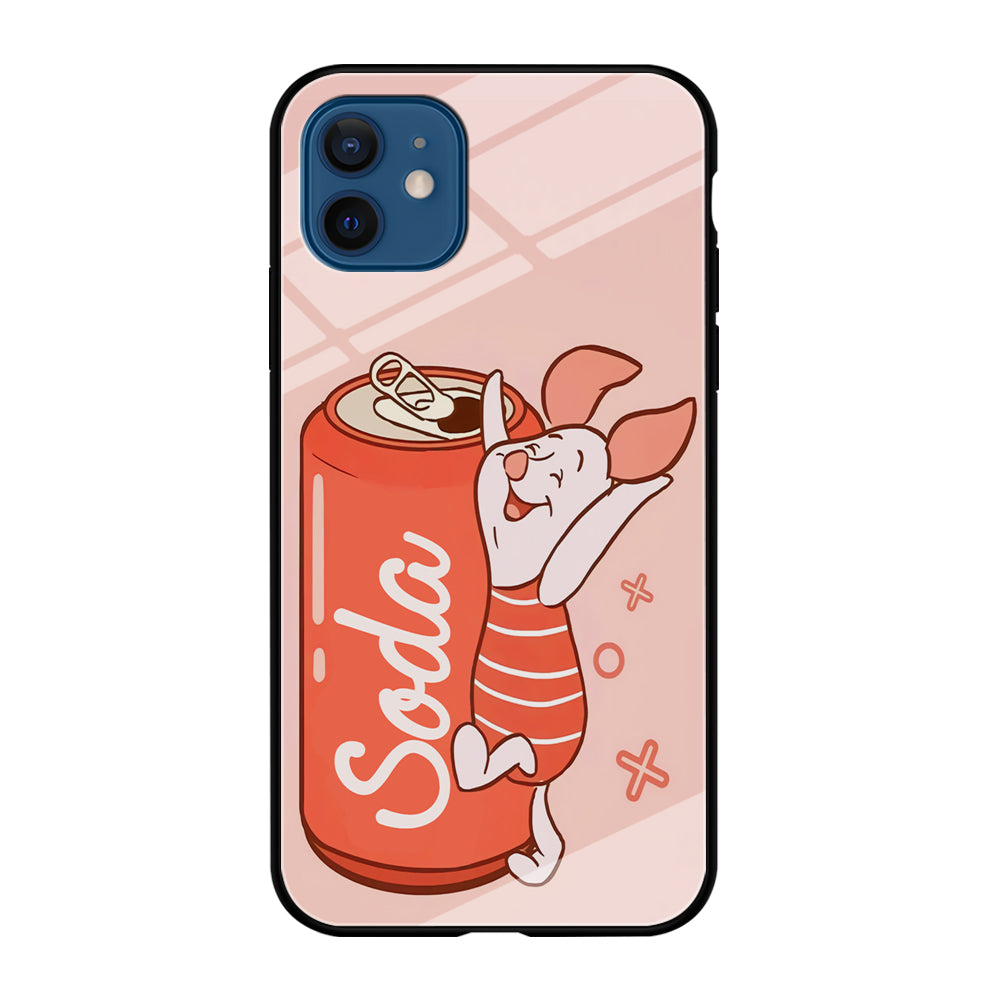 Piglet Winnie The Pooh Favorite Sodas iPhone 12 Case