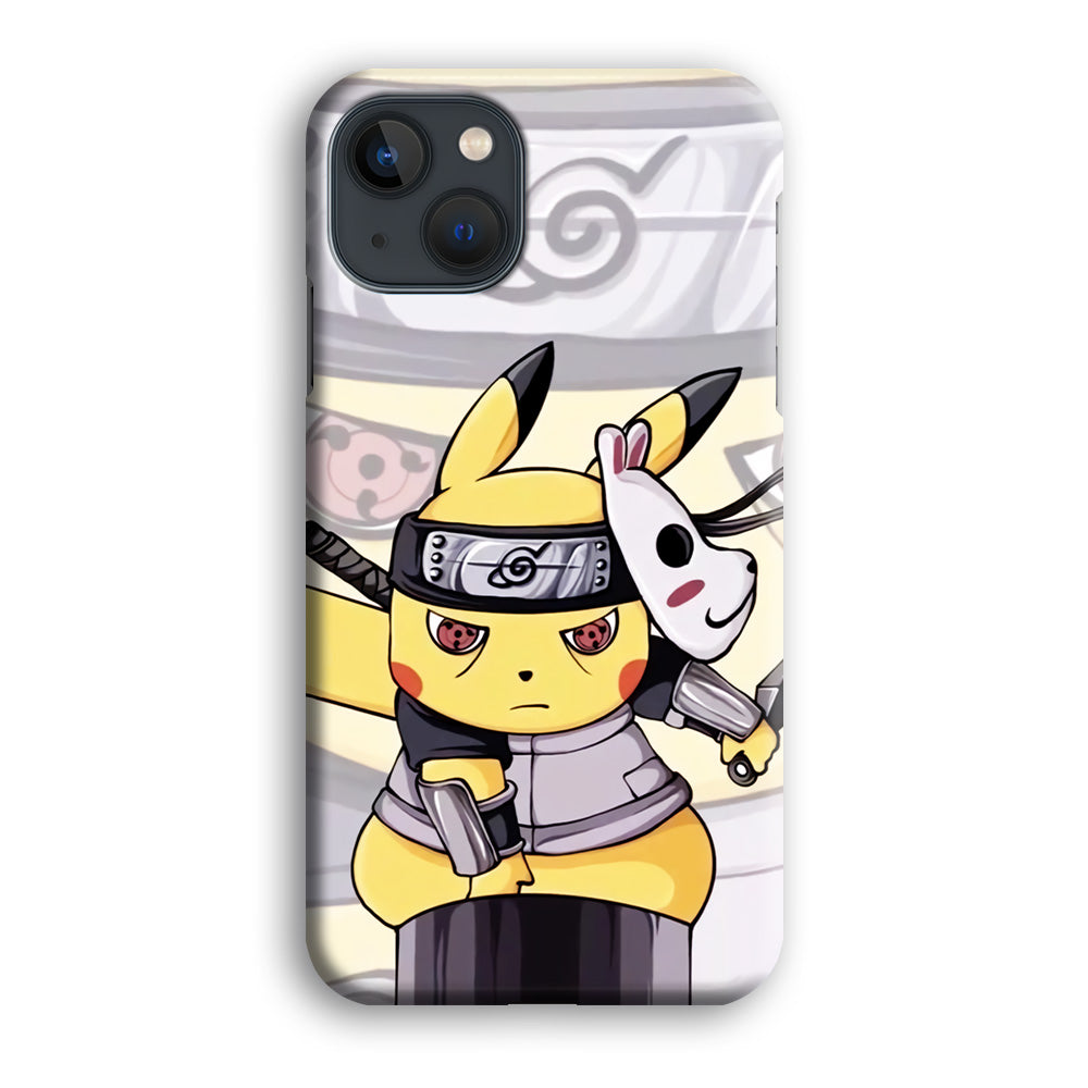 Pikachu Anbu Mode iPhone 15 Plus Case