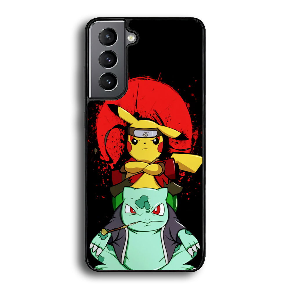 Pikachu Cosplay Naruto And Gamabunta Samsung Galaxy S24 Plus Case - Ezzystore