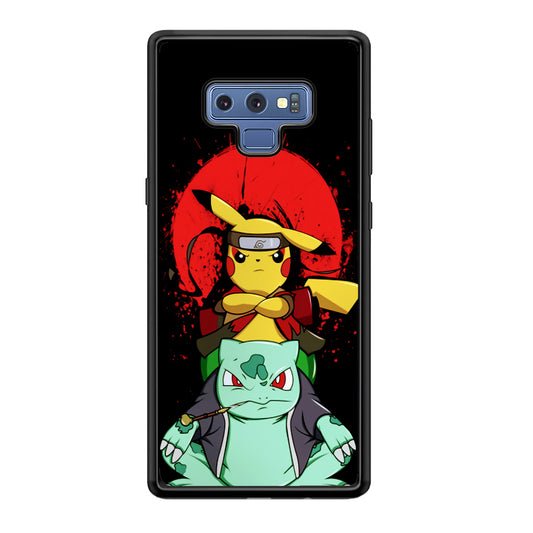 Pikachu Cosplay Naruto And Gamabunta Samsung Galaxy Note 9 Case