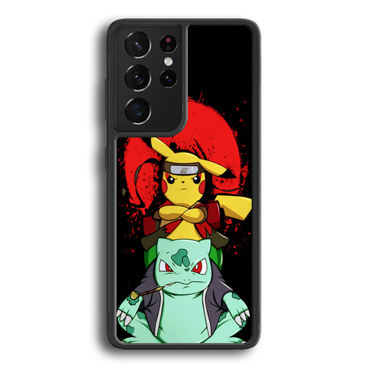 Pikachu Cosplay Naruto And Gamabunta Samsung Galaxy S21 Ultra Case