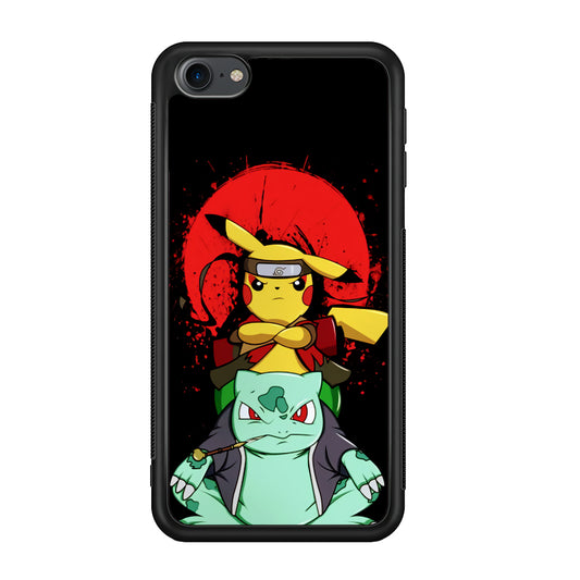 Pikachu Cosplay Naruto And Gamabunta iPod Touch 6 Case