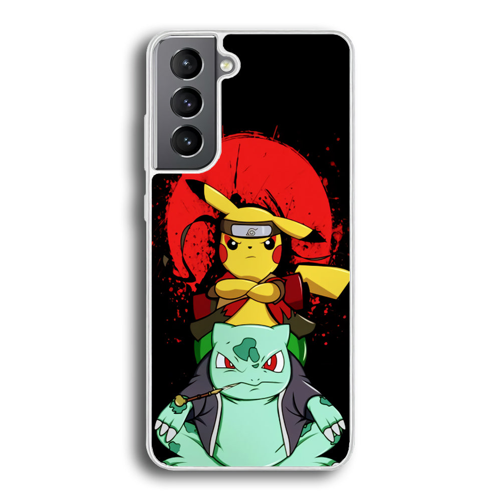 Pikachu Cosplay Naruto And Gamabunta Samsung Galaxy S21 Case