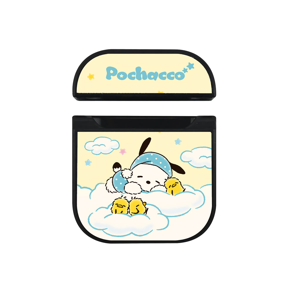 Pochacco Was Sleeping Hard Plastic Case Cover For Apple Airpods