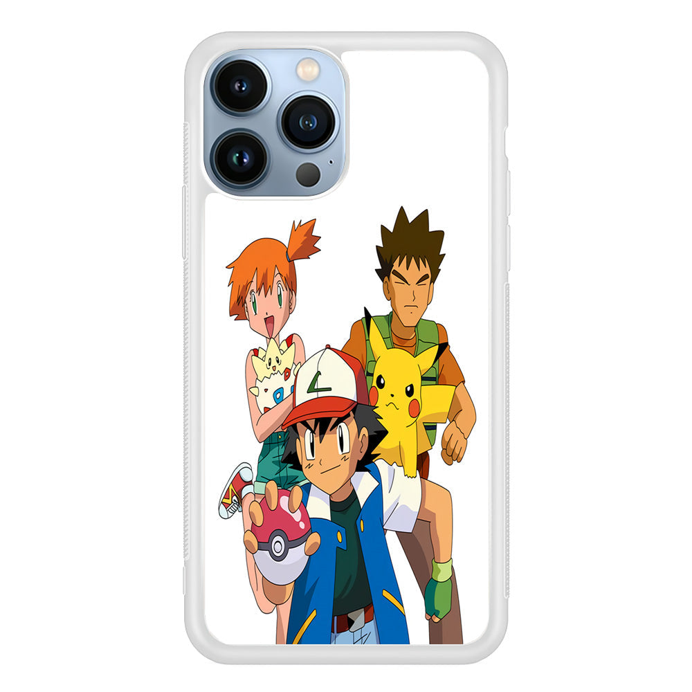 Pokemon Ash Ketchum Team iPhone 15 Pro Max Case