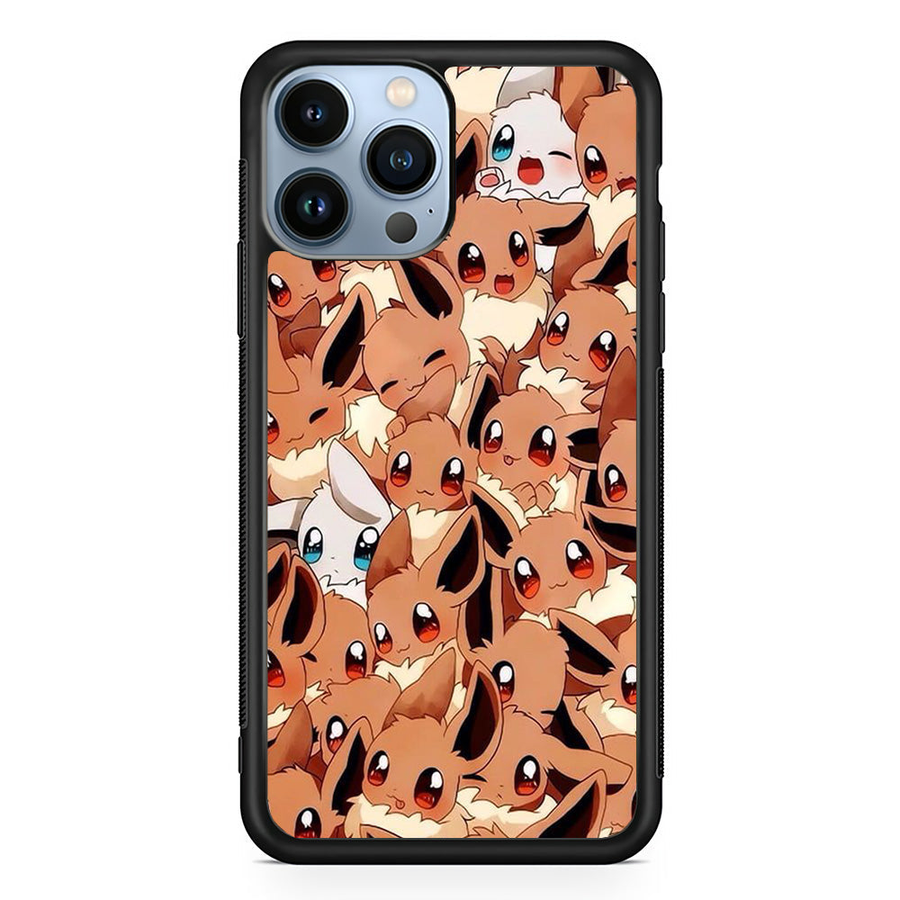 Pokemon Eevee Wallpaper iPhone 15 Pro Case