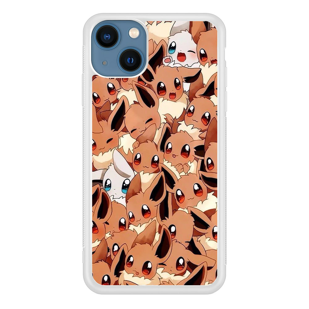 Pokemon Eevee Wallpaper iPhone 14 Plus Case