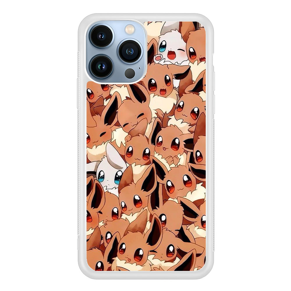 Pokemon Eevee Wallpaper iPhone 14 Pro Case