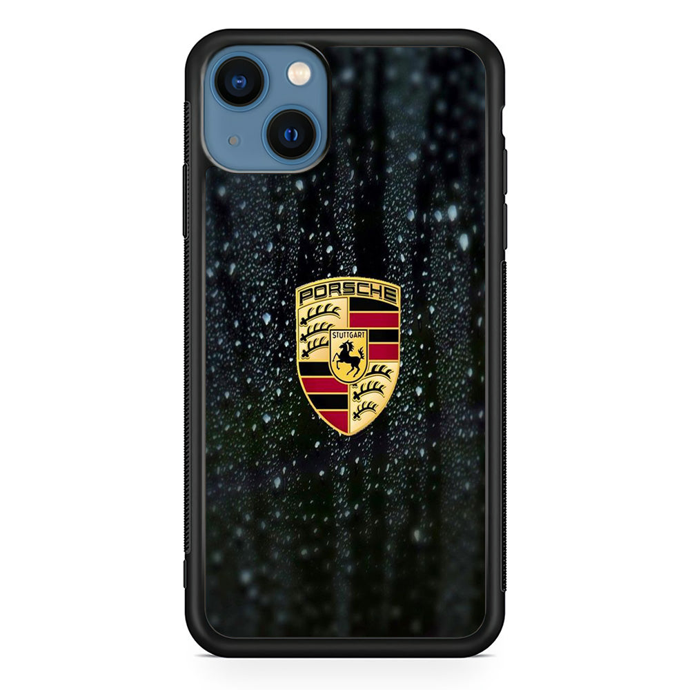 Porsche Logo Watermark iPhone 15 Case - Ezzystore