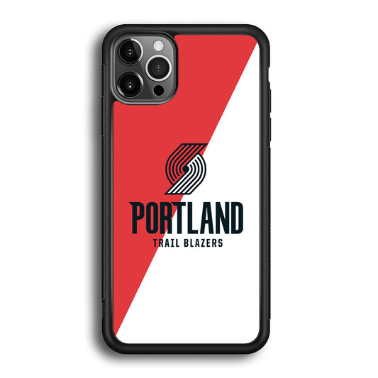 Portland Trail Blazers Team Two Colour iPhone 12 Pro Case