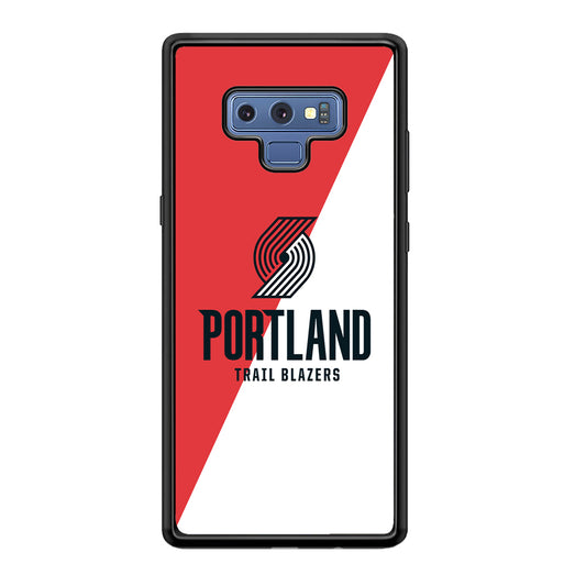 Portland Trail Blazers Team Two Colour Samsung Galaxy Note 9 Case