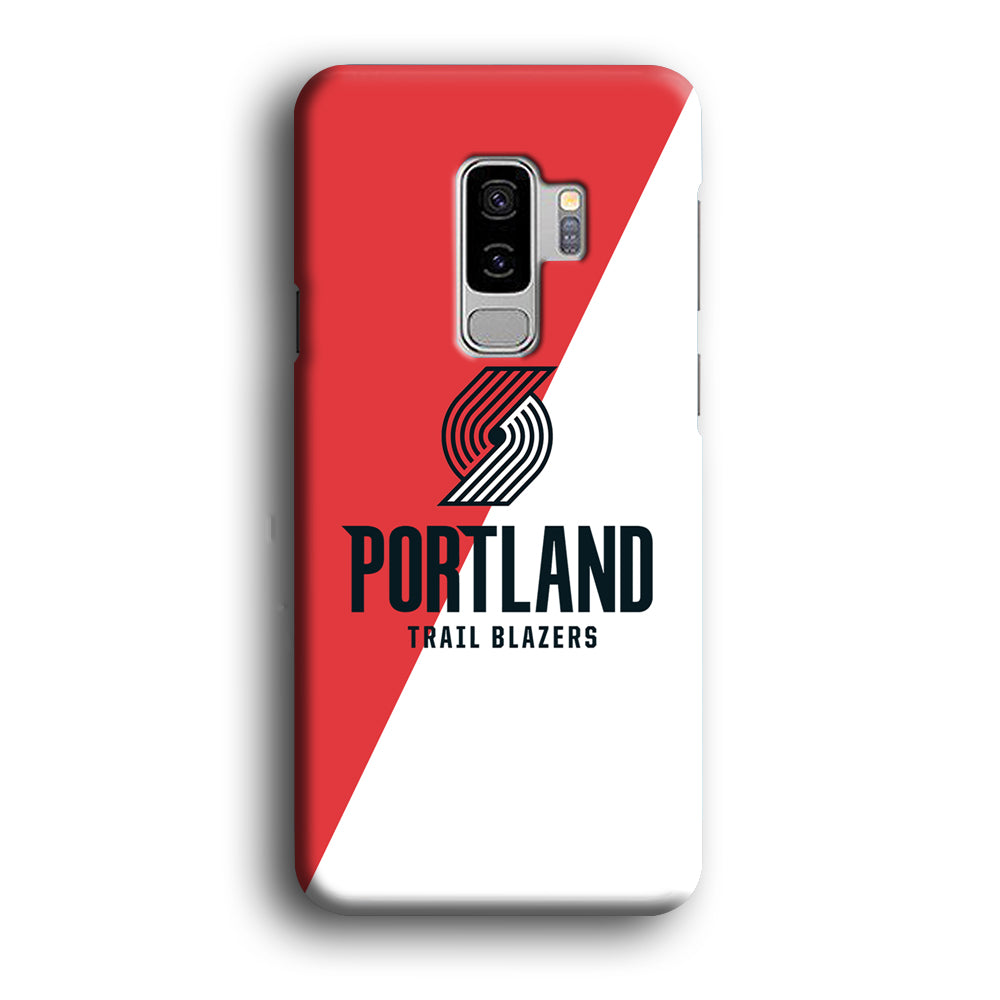 Portland Trail Blazers Team Two Colour Samsung Galaxy S9 Plus Case