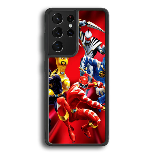 Power Rangers Dino Thunder Team Samsung Galaxy S21 Ultra Case - Ezzystore