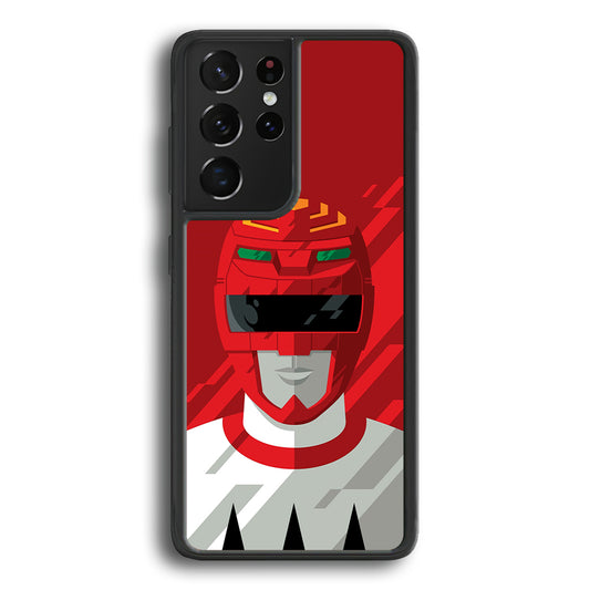 Power Rangers Red Leader Samsung Galaxy S21 Ultra Case - Ezzystore