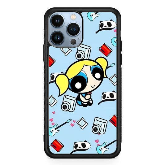 Powerpuff Girl Bubble Aesthetic iPhone 15 Pro Case