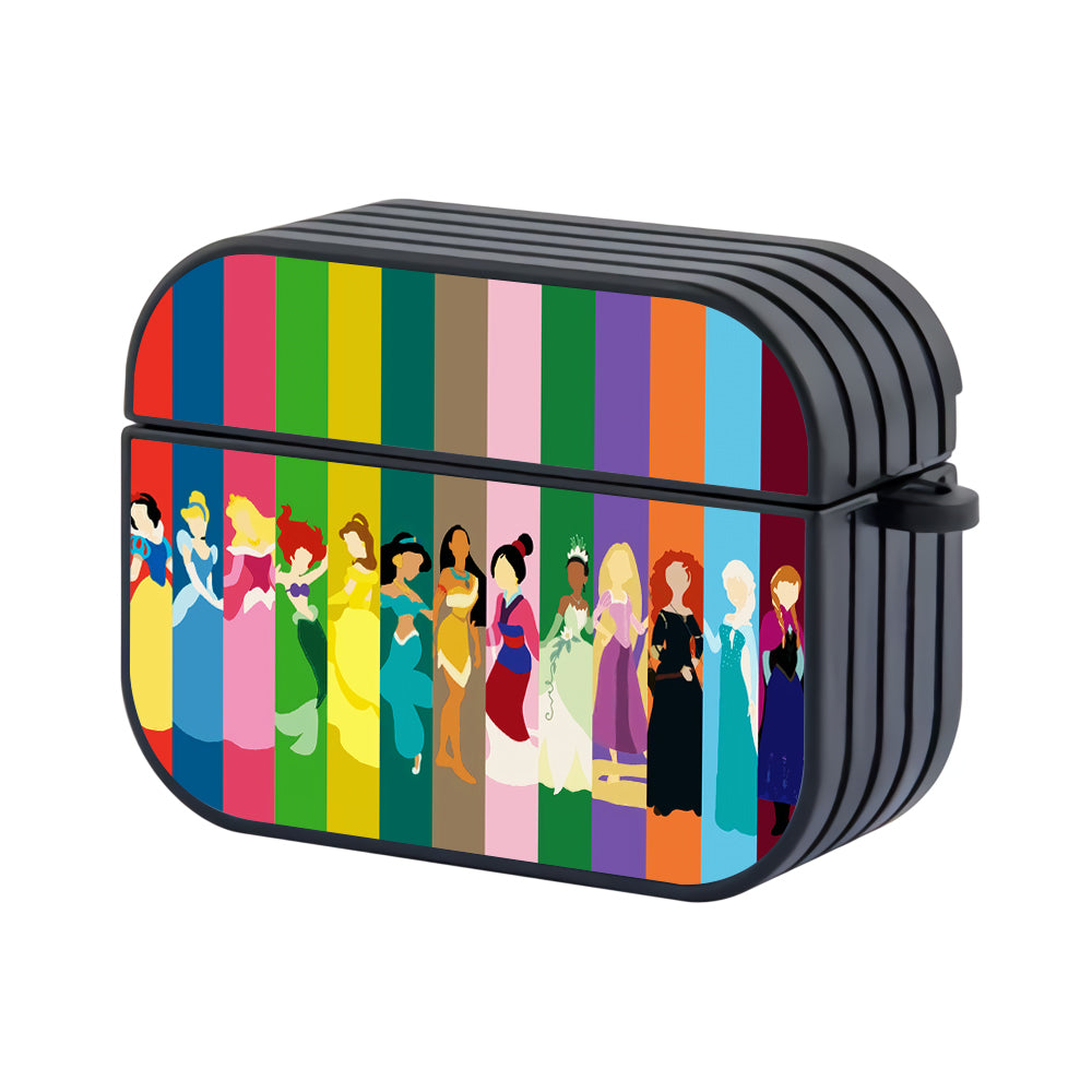 Princess Colorful art Collection Hard Plastic Case Cover For Apple Airpods Pro 2 - Ezzystore