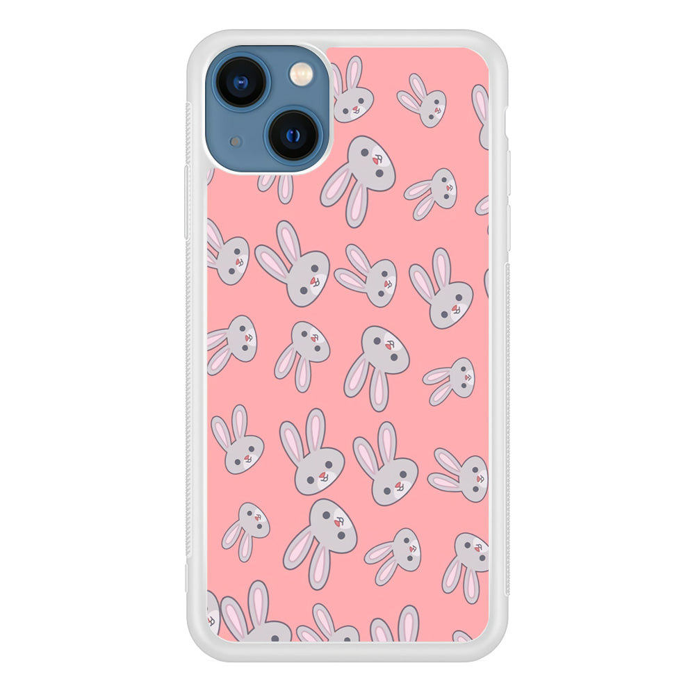Rabbit Cute Smile iPhone 15 Plus Case