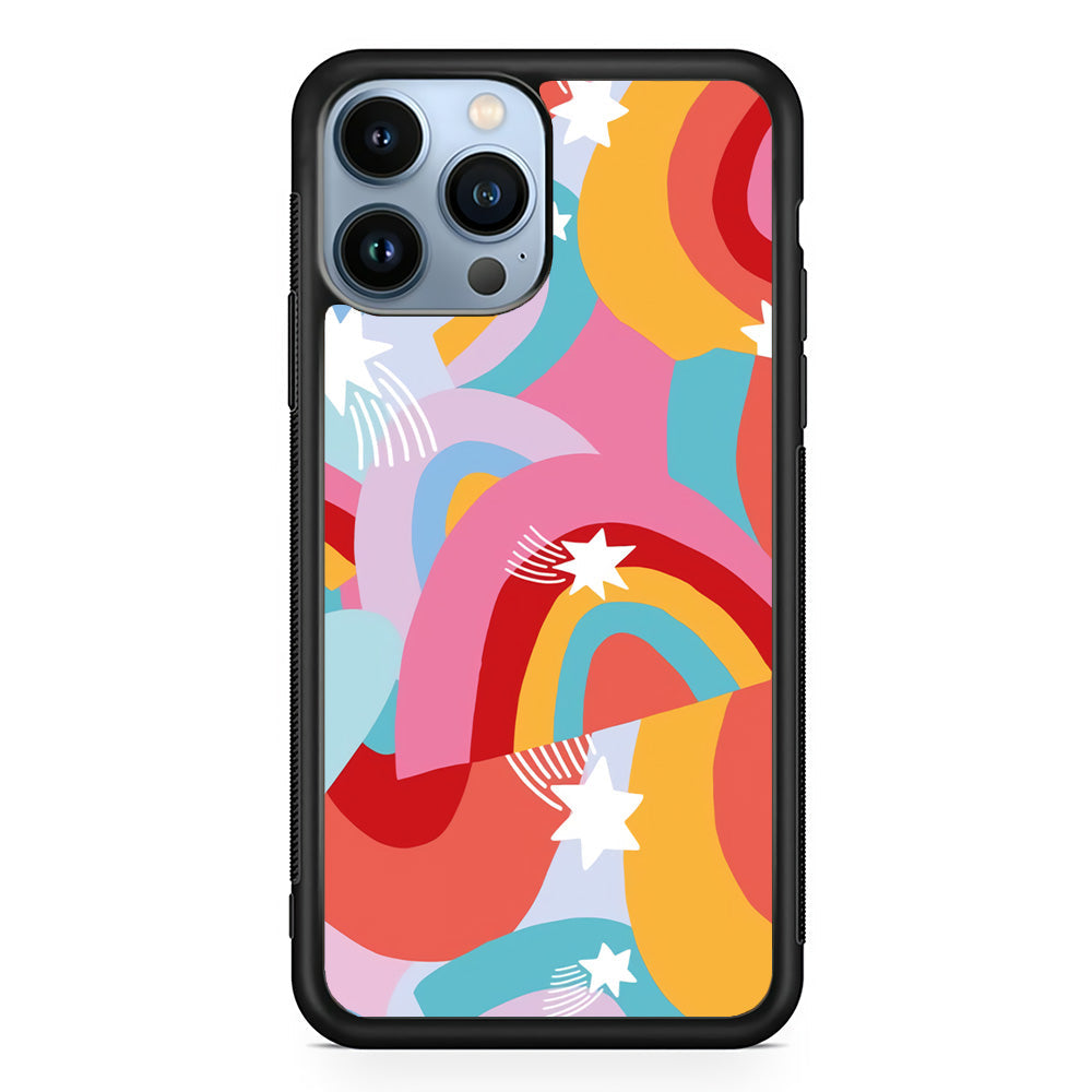 Rainbow Aesthetic Full Colour iPhone 15 Pro Max Case