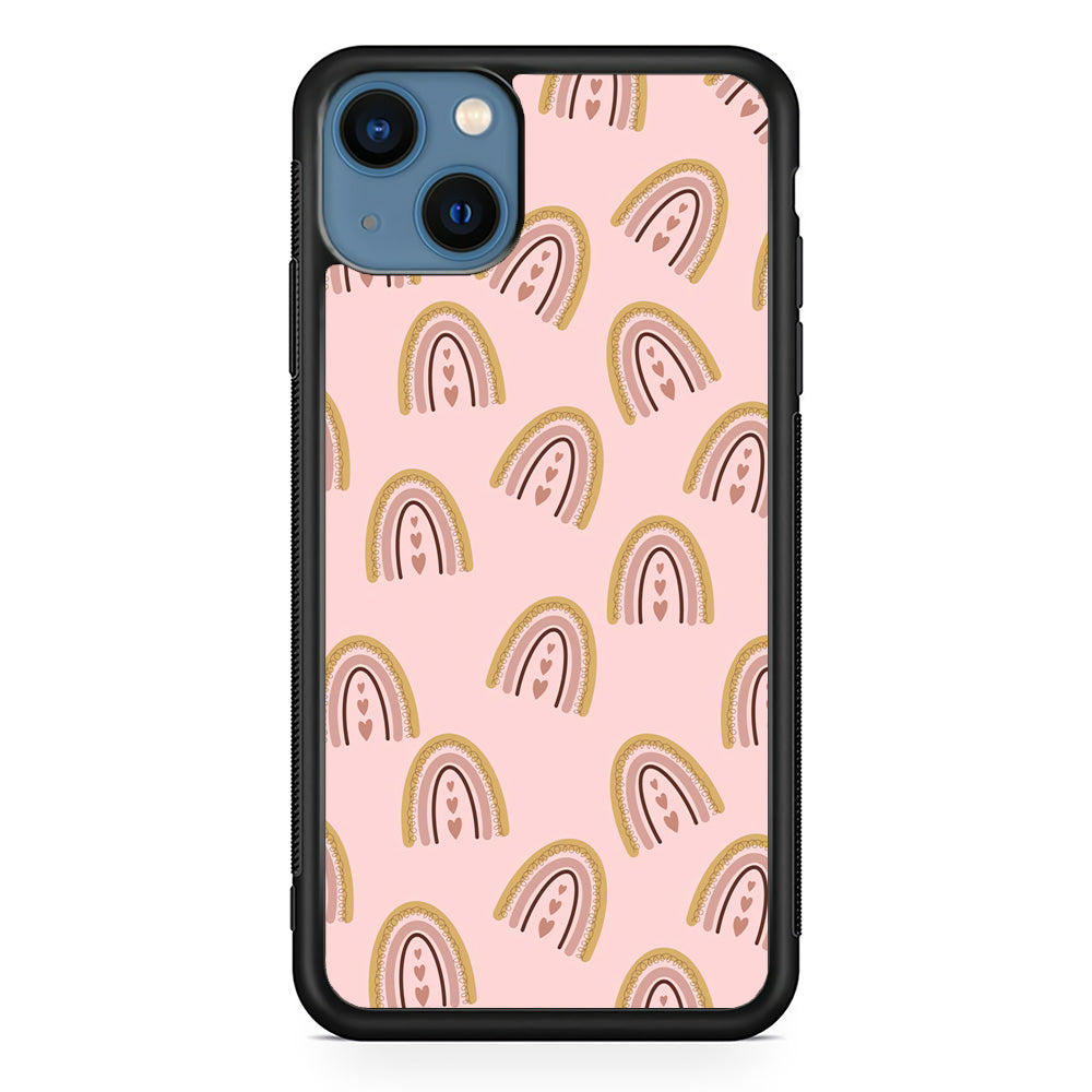 Rainbow Aesthetic Love iPhone 15 Case
