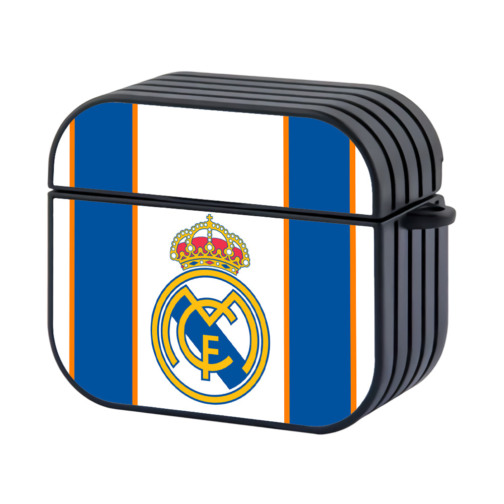Real Madrid La Liga Team Hard Plastic Case Cover For Apple Airpods 3