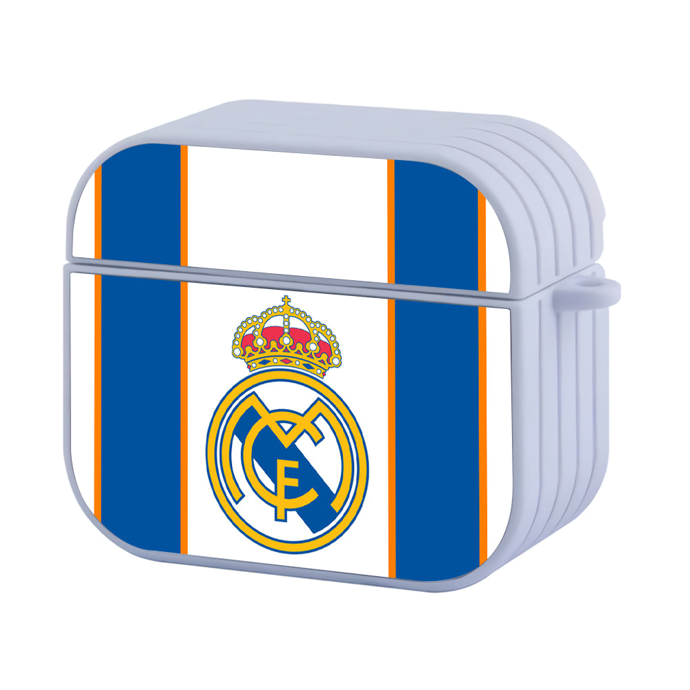 Real Madrid La Liga Team Hard Plastic Case Cover For Apple Airpods 3