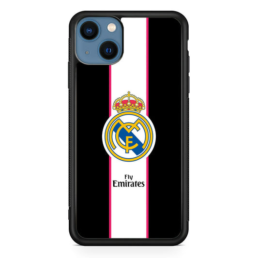 Real Madrid Stripe and Black iPhone 15 Case