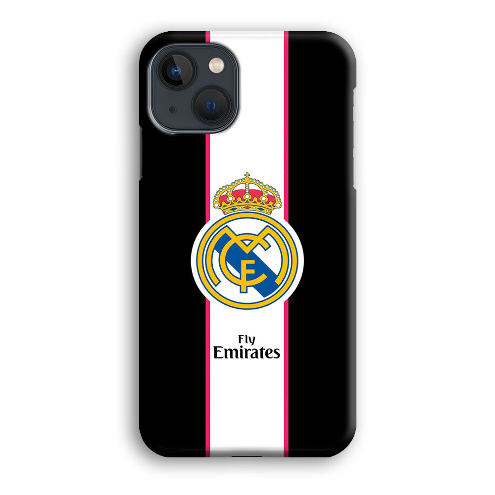 Real Madrid Stripe and Black iPhone 15 Case