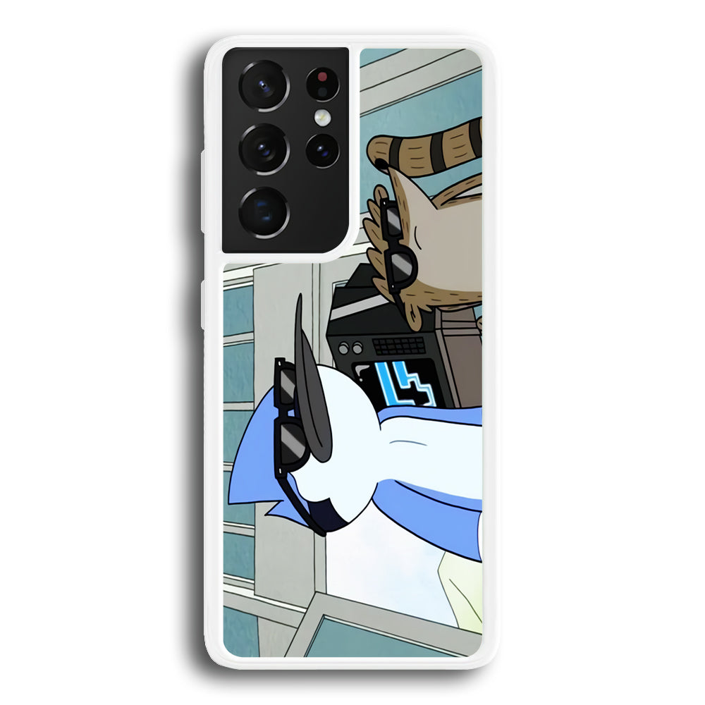 Regular Show Mordecai Abd And Rigby Samsung Galaxy S21 Ultra Case