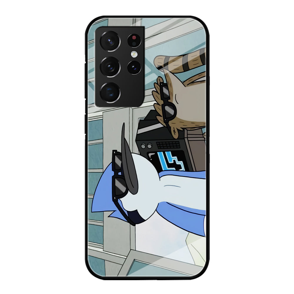 Regular Show Mordecai Abd And Rigby Samsung Galaxy S21 Ultra Case
