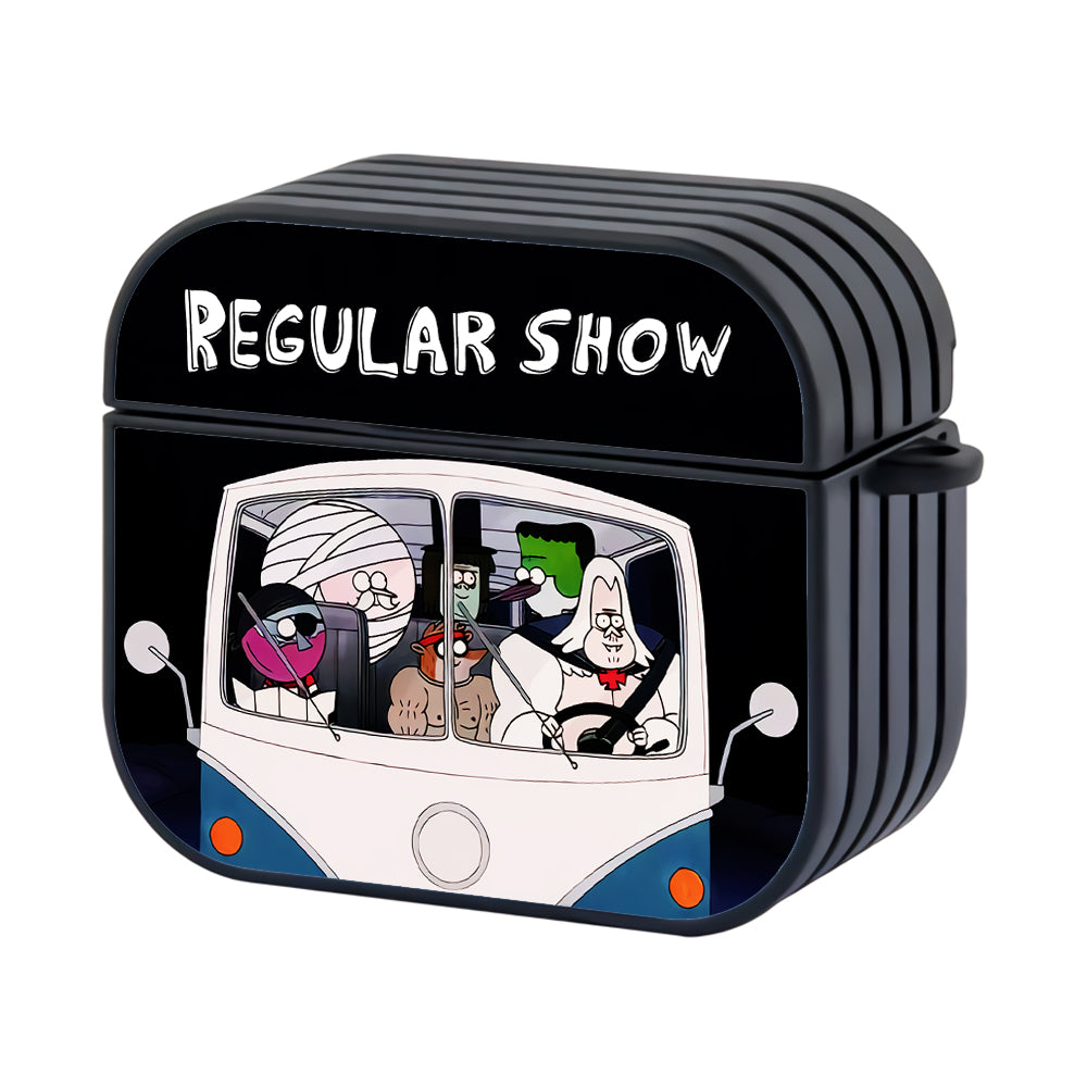 Regular Show Rigby And Friends Night Trip Hard Plastic Case Cover For Apple Airpods 3