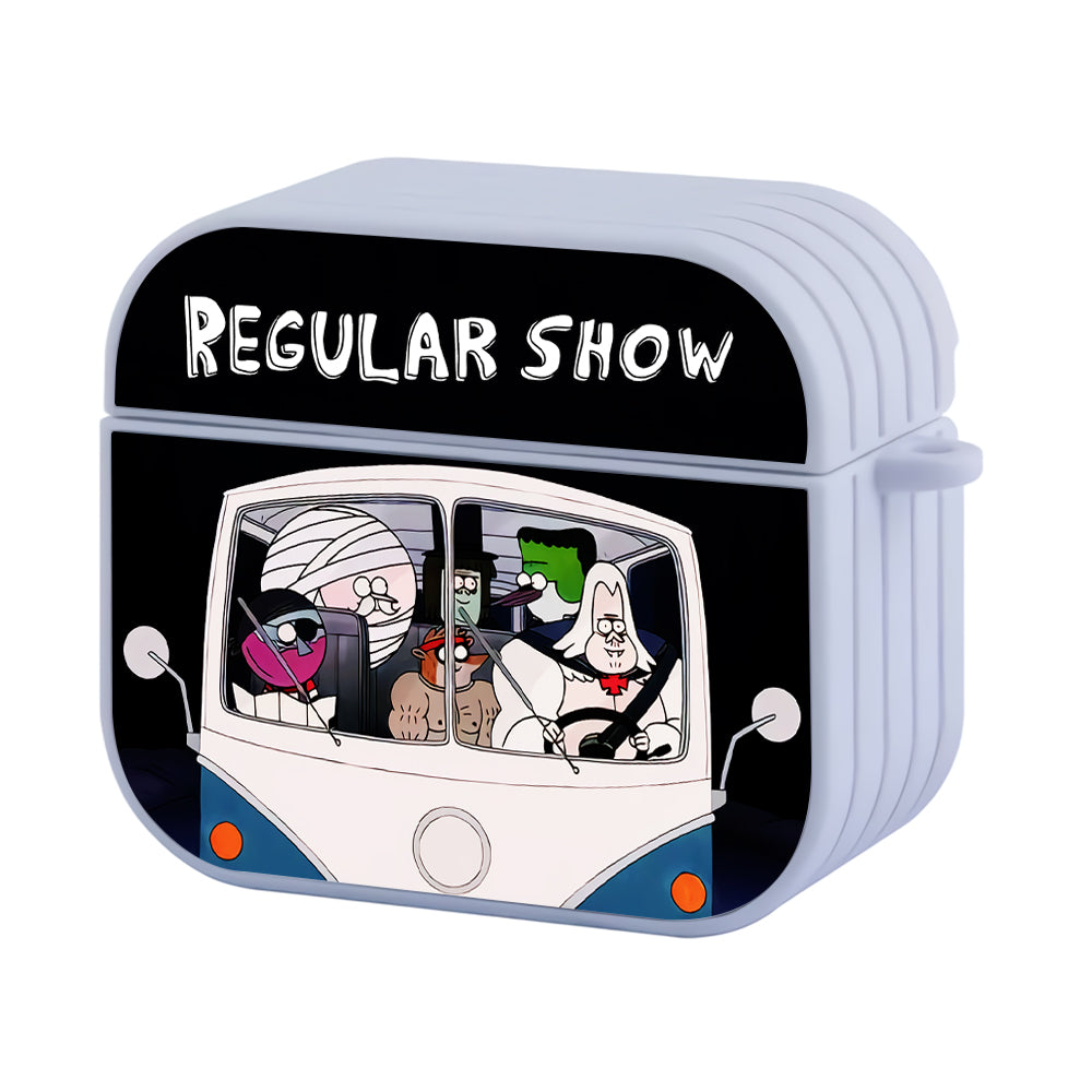 Regular Show Rigby And Friends Night Trip Hard Plastic Case Cover For Apple Airpods 3
